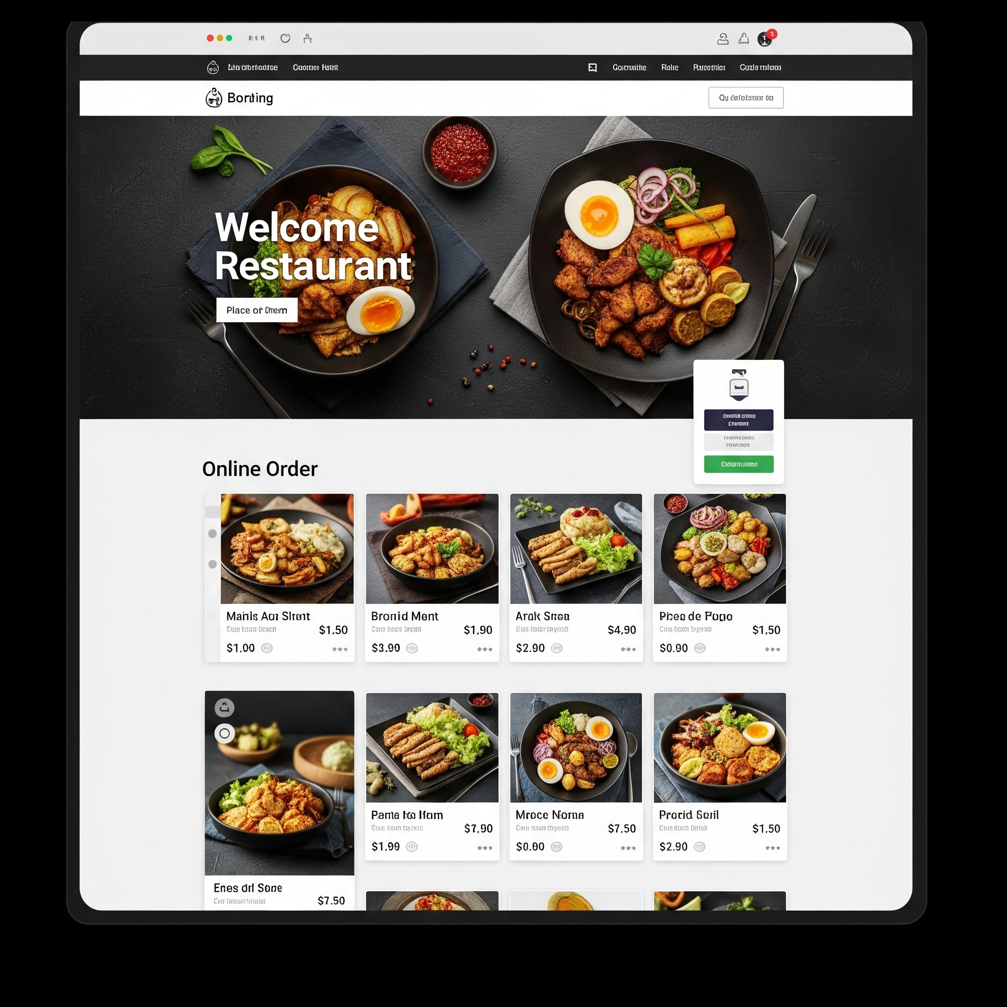 Online Restaurant 1